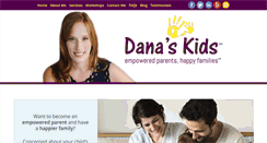 Desktop Screenshot of danaskids.com