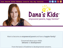 Tablet Screenshot of danaskids.com